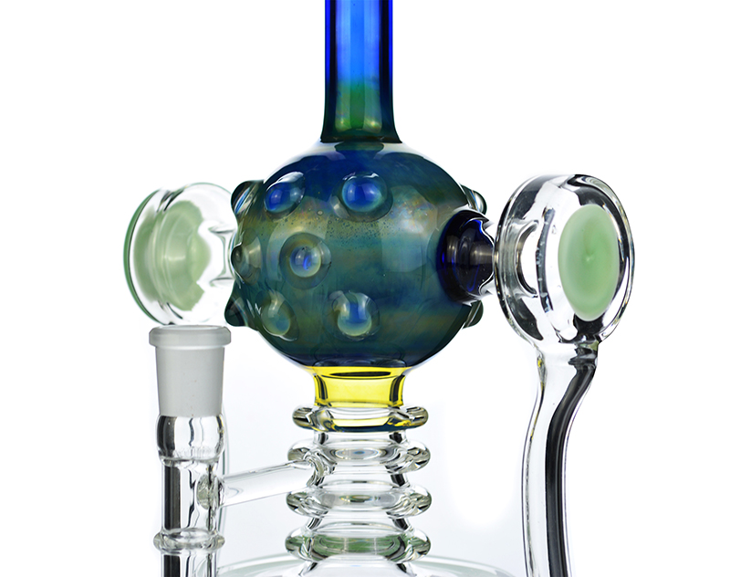 big base recycler bongs with smoked silver colors kr294.3