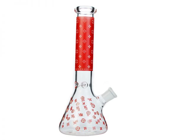 Red lv bongs beaker bongs