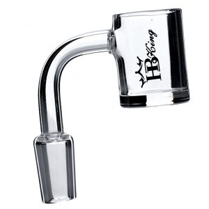 HB-Q29 Quartz Banger Angled Top With Flat Base