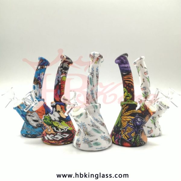 HB59 Colorful Bongs Pattern Bongs