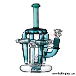K301 Recycle Bongs Round Tube Water Pipes