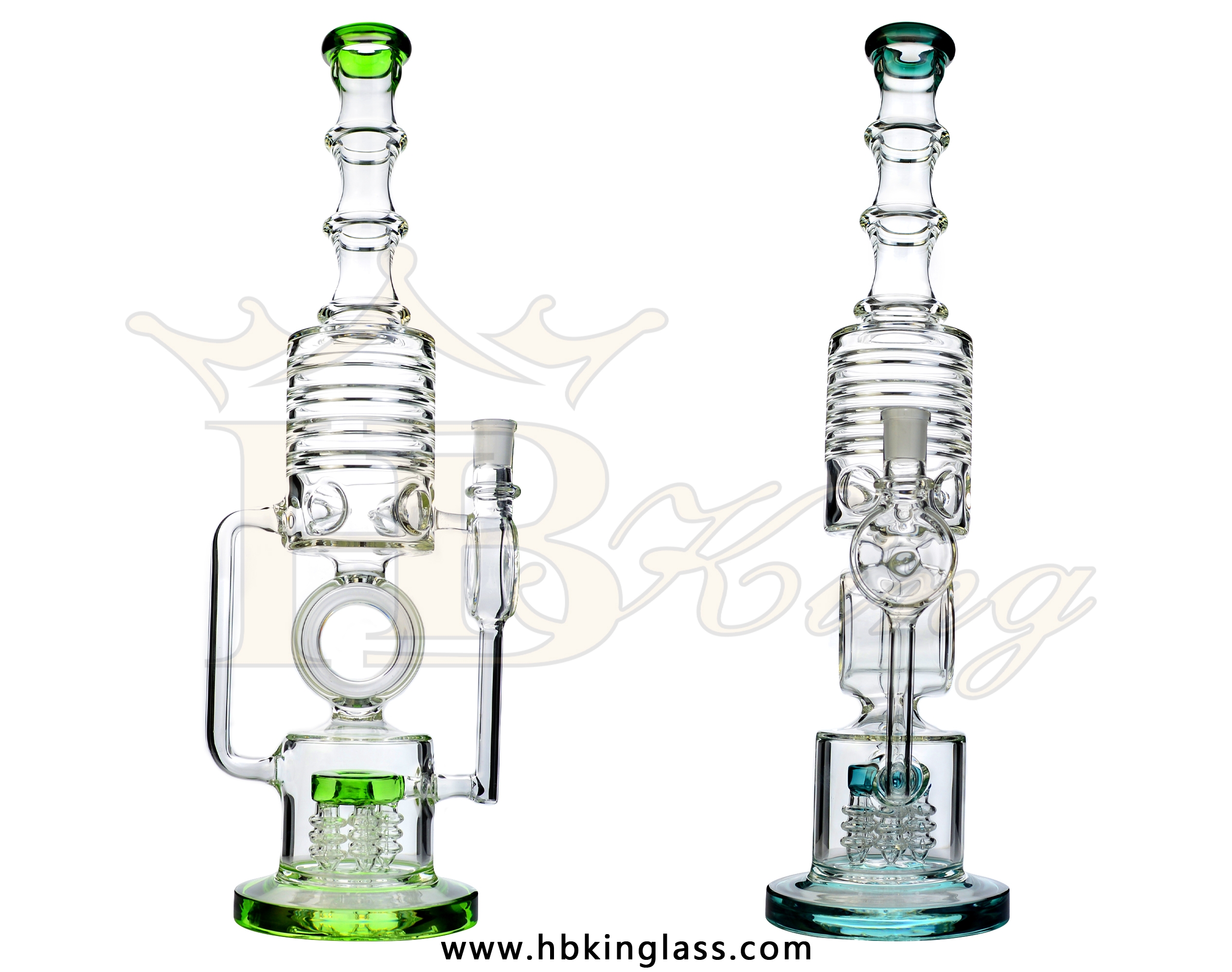 K599B 18inch Long Glass Bongs