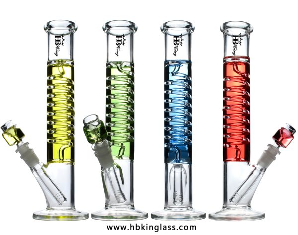 KQ55 Glass Bongs Annular Rising Tube Dab Rigs Oil Bongs