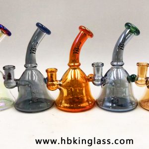 KR159-1 Beaker Bongs Electroplating Glass Pipes