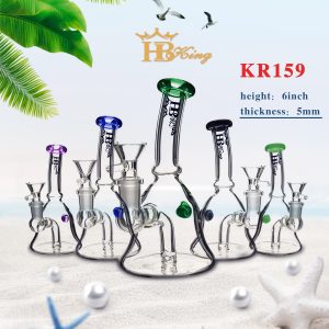 KR159-1 Electroplate Color Dab Rig Mini Bong 1