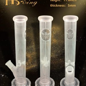 KR223 11.8-inch Amazing Grid Pattern Bongs