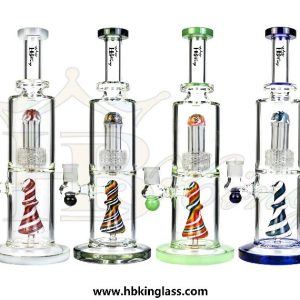 KR256 Christmas Tree Glass Bongs