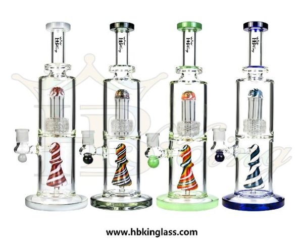 KR256 Christmas Tree Glass Bongs