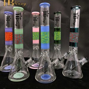 KR258 Decorative Pattern Beaker Bongs