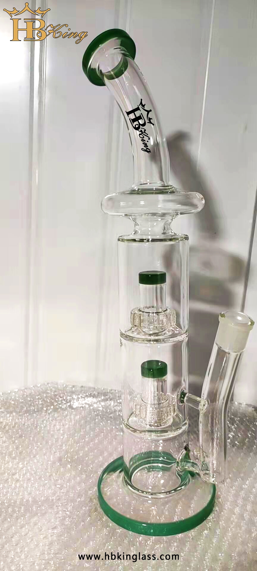 KR279 Fashion Large Bongs 17inch Glass Bongs