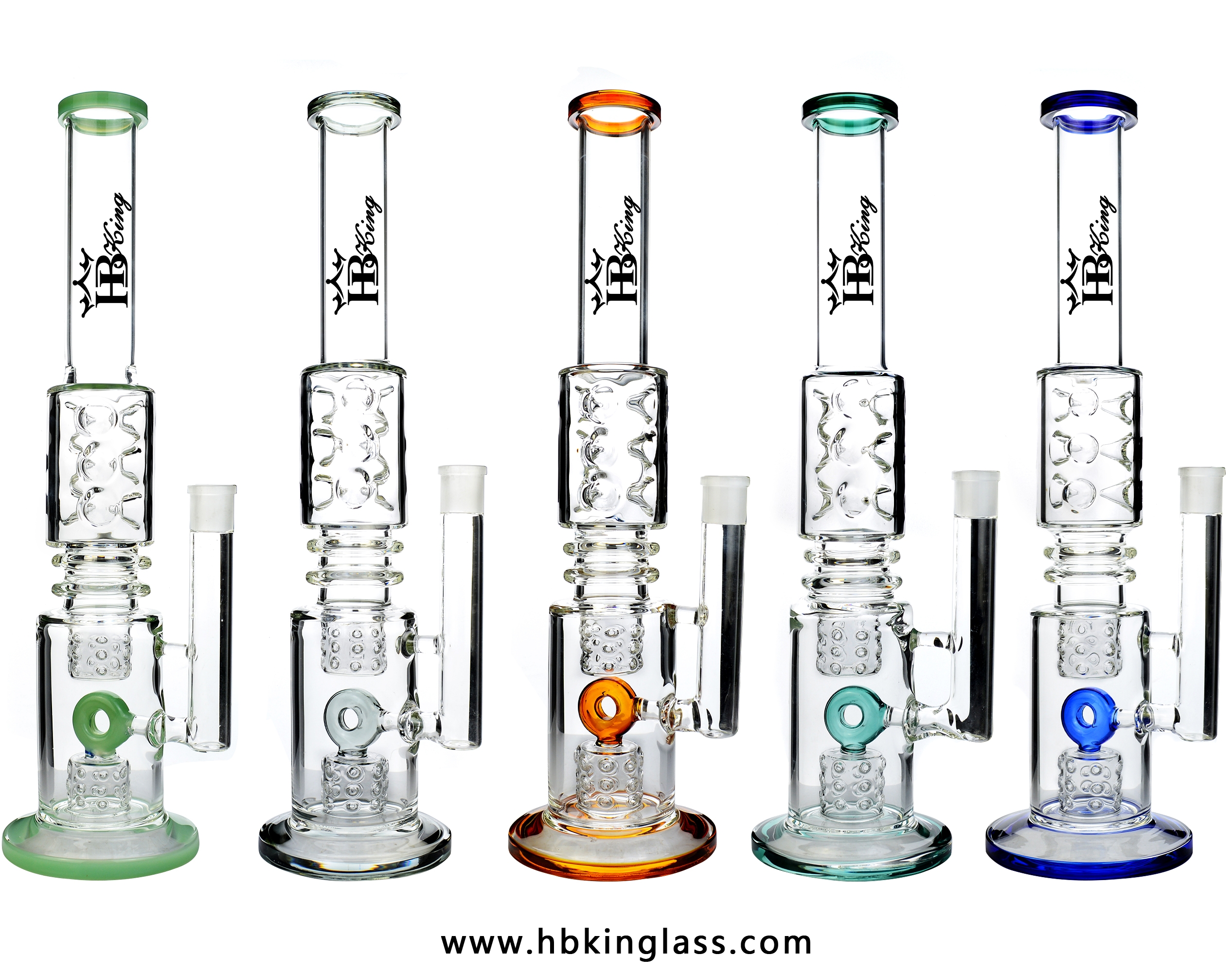 KR283 Heavy Ice Bongs Percolation Glass Bongs