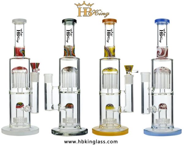 KR298 12-inch High-quality Clear Straight Bong 3