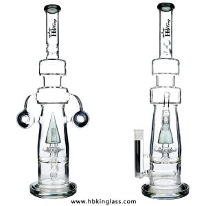 KR307 Glass Bongs Big Straight Water Pipes