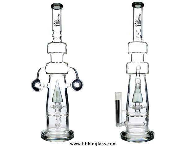 KR307 Glass Bongs Big Straight Water Pipes