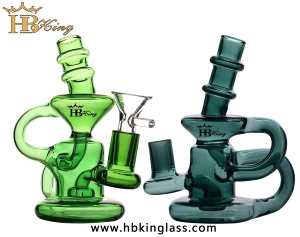 Mini recycler glass bongs