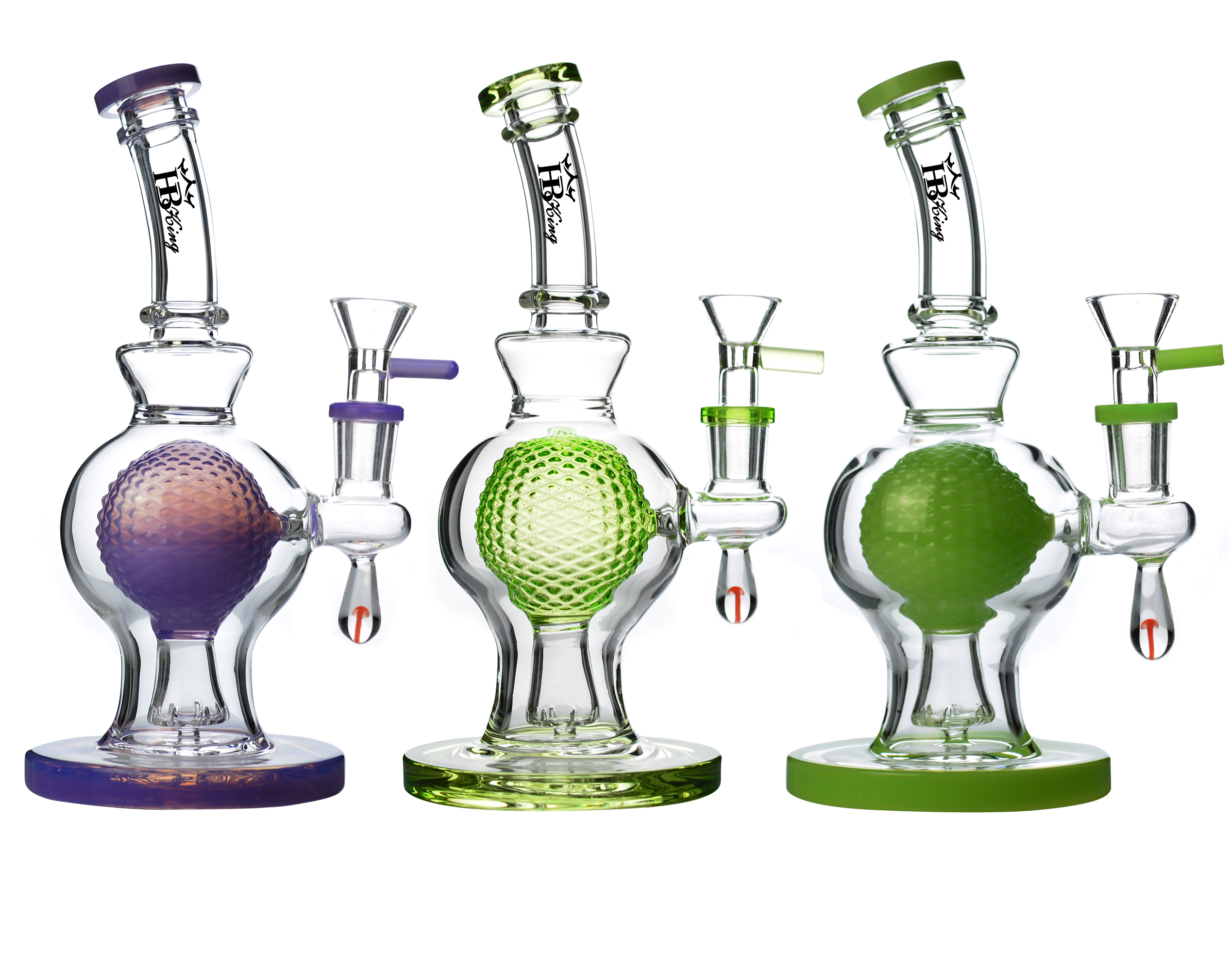 KJ33 Globular Glass Bongs