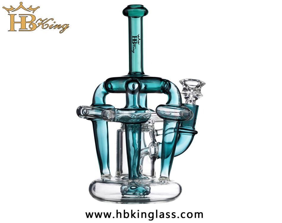 Cycliner chamber recycler glass bong