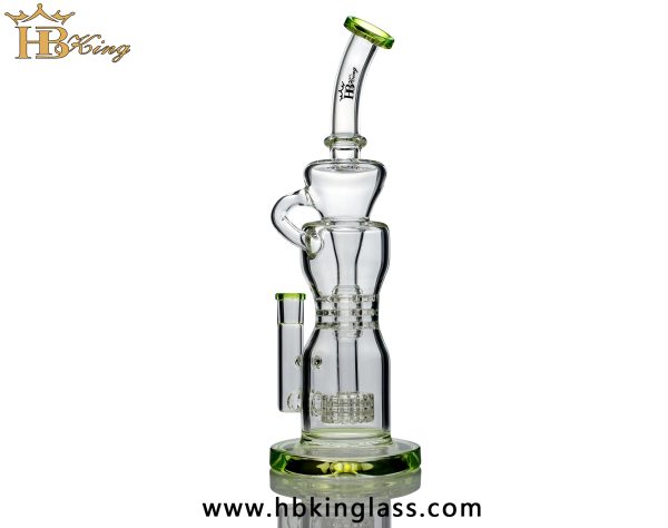 big size recycler glass water pipe