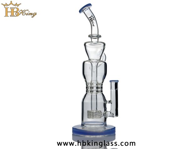 big size recycler glass water pipe