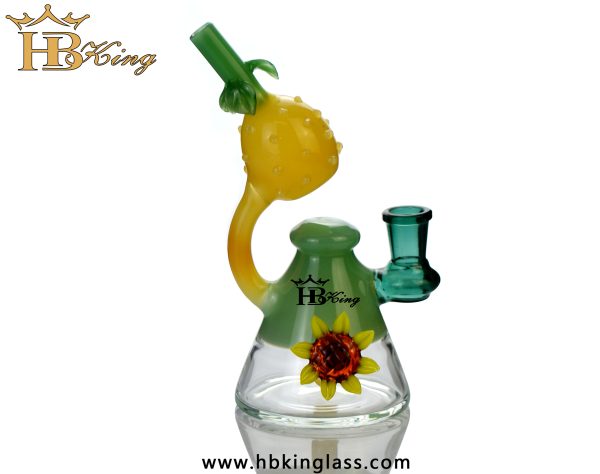 KP32 8-inch Sunflowers And Pineapple Smoking Bong 3