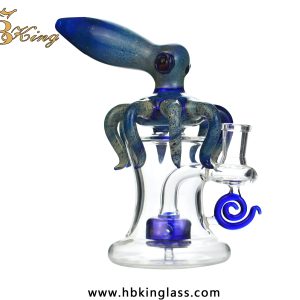 KR326 7-inch Octopus Shape Glass Water Pipe 1