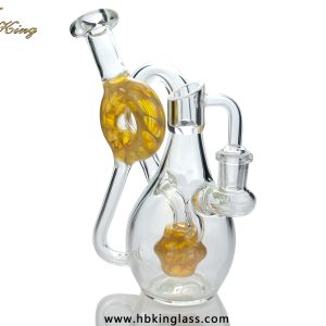 Twisted Donut Recycler Bong
