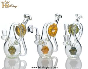 Twisted Donut Recycler Bong