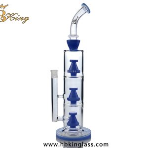 KR381 Christmas tree percolator heave straight bong