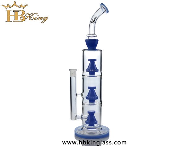 KR381 Christmas tree percolator heave straight bong