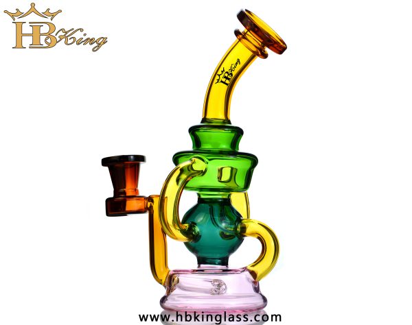 assort color recycler water pipe