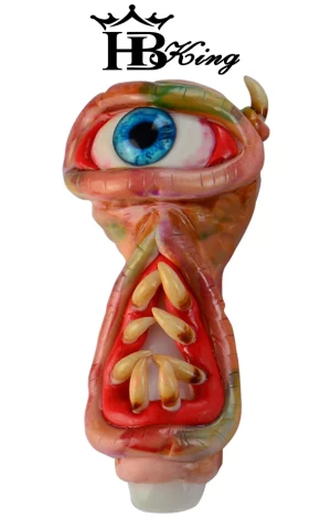 KQ41-KQ54 New Design 3D Monster Eye Painting Hand Pipe 41