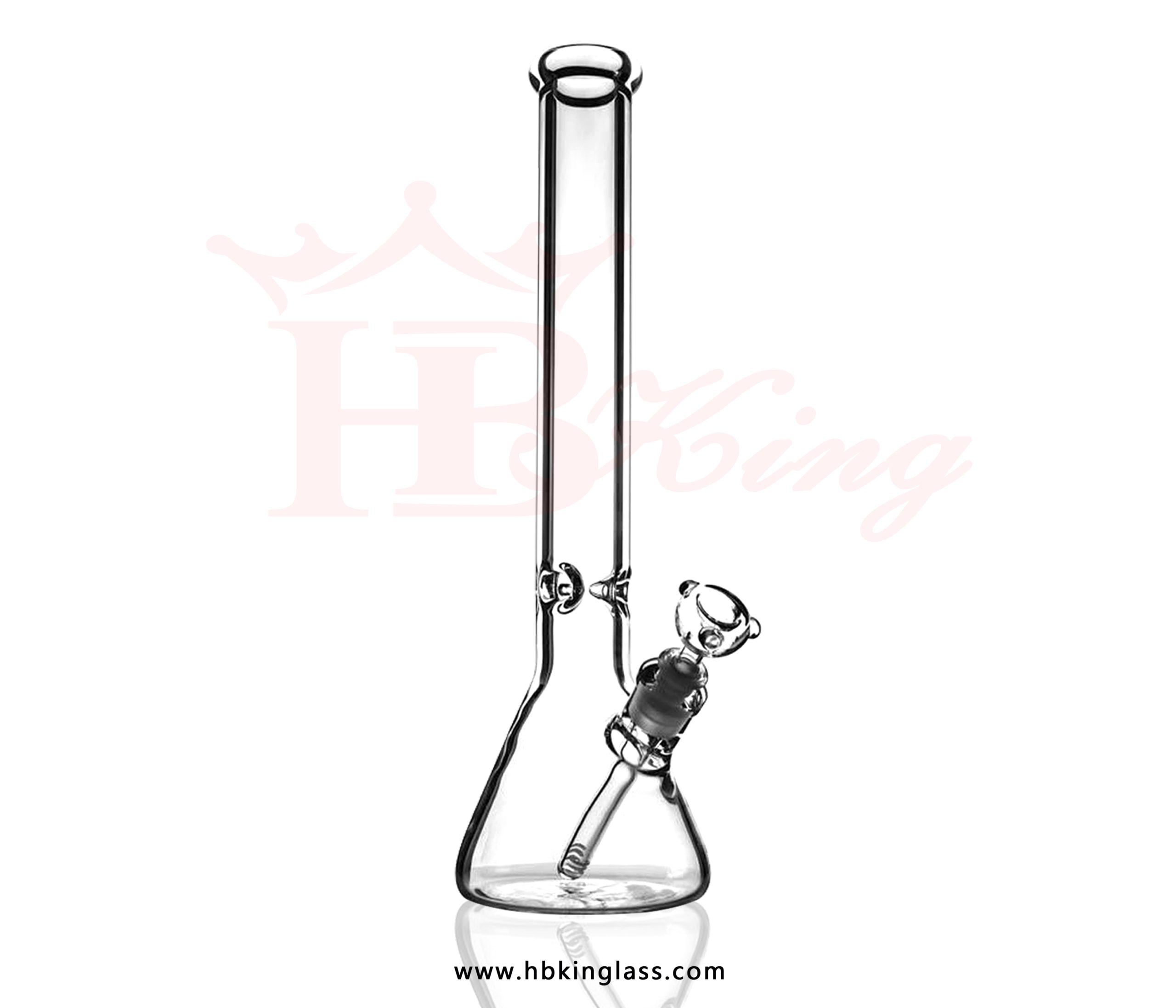 KX39 15-inch Best Simple Beaker Glass Water Pipe