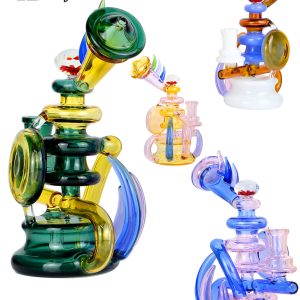 KR391 Hbking 6.5 Inch Colorful Dab Rig Bongs