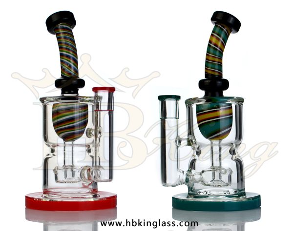 Vibrant KR337 Dab Rig Bongs: Elevate Your Smoking Experience with Colorful Glass Artistry - Image 2