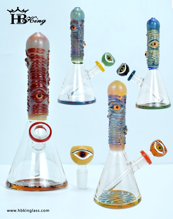 Colorful eyes Beaker Bongs