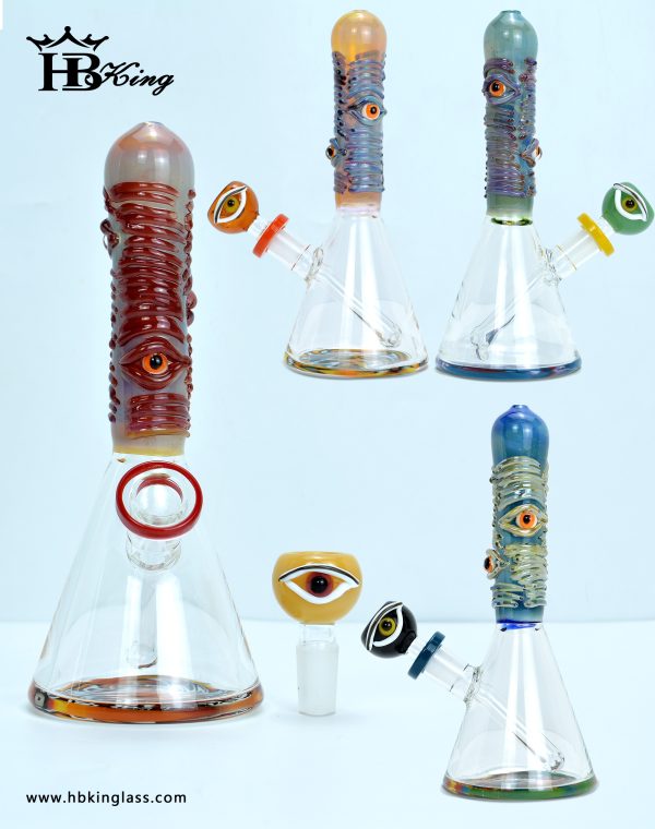 Colorful eyes Beaker Bongs