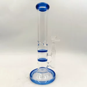 Honeycomb Bong TP38: Dual Percs & Ice Catcher for Smooth Hits
