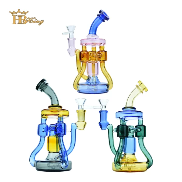 recycler bong glass dab rigs 6
